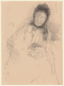 Schizzo incompiuto di Lady Haden da James McNeill Whistler