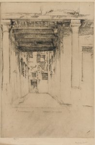 Corte veneziana da James Abbott McNeill Whistler