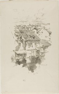 Vitré: Il canale da James Abbott McNeill Whistler