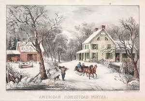 Fattoria americana, inverno da James Merritt Ives