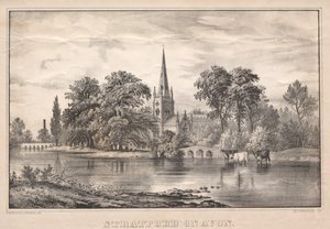 Stratford on Avon da James Merritt Ives