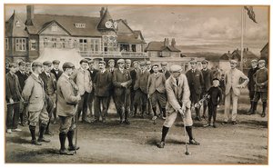 La partita di golf internazionale del 1902