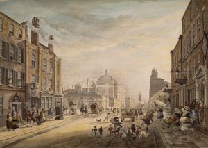 Vista verso Hanover Square mostrando Holles Street, Londra