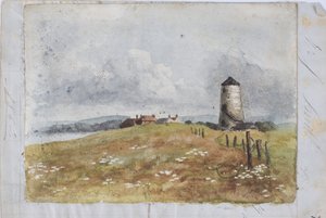 Vecchio mulino a White Hill Point da James Miller Brown