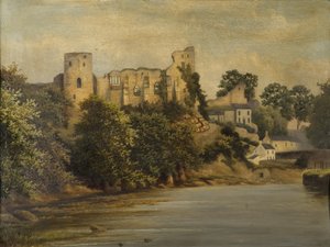 Il castello, Barnard Castle da James Miller Brown