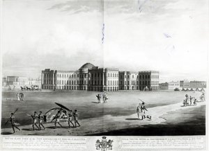 Vista sud-est della nuova Casa del Governo, Calcutta da James Moffat