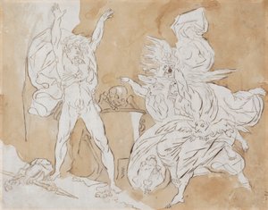 Macbeth e le streghe da James Northcote
