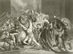 Sindaco di Londra che uccide Wat Tyler da James Northcote