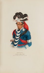 BREWETT; Un celebre capo di Miami, da The Aboriginal Portfolio (Il portafoglio degli aborigeni) da James Otto Lewis