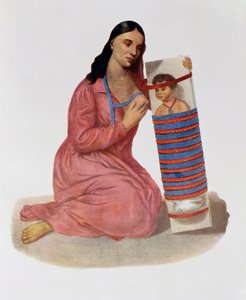 Madre e figlio Chippeway, 1826, illustrazione da 