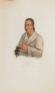 KE-WA-DIN o il Vento del Nord; un capo Chippeway, da Il portafoglio aborigeno da James Otto Lewis