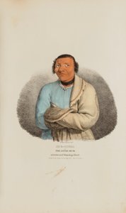 SHE-SHEBA o la piccola anatra; un famoso capo Winnebago, da Il portafoglio aborigeno da James Otto Lewis
