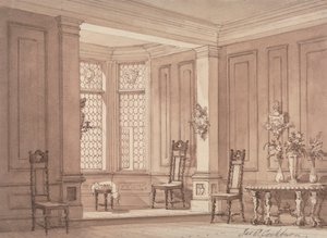 Sala in una dimora gotica
