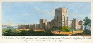 Castello di Portchester, Hampshire, 1720 da James Peake