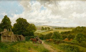 Il canale a Old Basing, Hampshire da James Peel