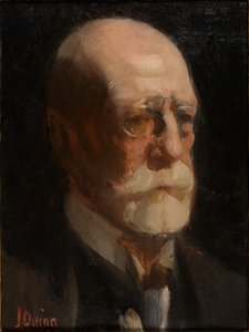 Ritratto di un uomo con la barba da James Peter Quinn