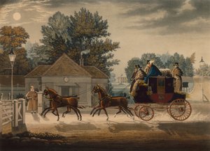 Carrozza Postale al Chiaro di Luna da James Pollard