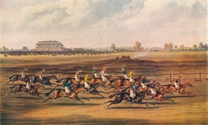 Corsa per il Great St. Leger Stakes, 1836. Approvazione - Partenza in grande stile, 1837 da James Pollard