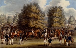 Sellaggio nella Warren, stampa di Charles Hunt, 1836 da James Pollard