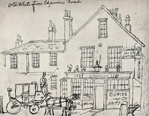 Il vecchio Leone Bianco, Edgware Road, c1821 da James Pollard