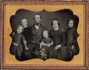 Ritratto di famiglia, c. 1848 (foto) da James Presley Ball