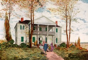 Morris-Jumel Mansion, Washington Heights, XVIII secolo, 1921 da James Preston