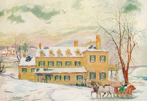 La casa Kendall, Virginia, USA, XVIII secolo, 1921 da James Preston