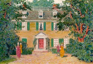 La Casa Quincy, New England, USA, XVIII secolo da James Preston