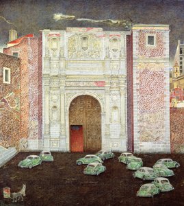 Deposito di Taxi, San Lazaro, Città del Messico, 2003 da James Reeve