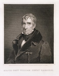 Maggior Generale William Henry Harrison, inciso da Richard W. Dodson (1812-67)