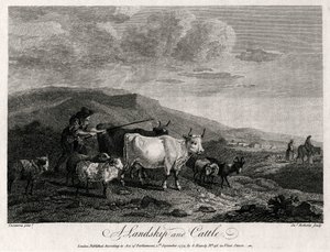 Paesaggio con bestiame, 1774