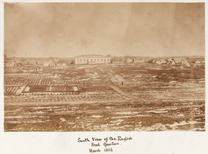 Vista sud del Quartier Generale di Lord Raglan da James Robertson
