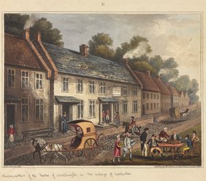 Quartier generale del Duca di Wellington nel villaggio di Waterloo, da 