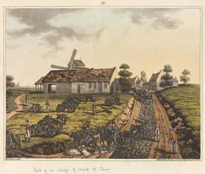 Parte del villaggio di Mont St Jean, da 