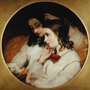 Studio di due ragazze da James Sant
