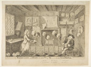 Rasoi Levée, o le teste di una nuova amministrazione su una base ampia, 21 aprile 1783 da James Sayers