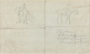 Cavalieri a cavallo [verso] da James Seymour