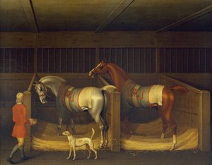 Cavalli da corsa di proprietà di Ambrose Phillips da James Seymour