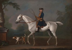 Sir Roger Burgoyne che cavalca 