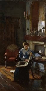 Un interno di Dublino, c.1915-20 da James Sinton Sleator