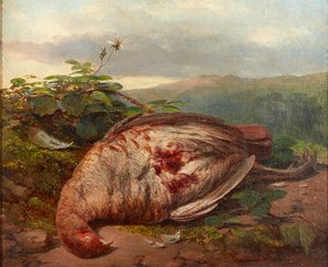 Natura morta di selvaggina morta da James Sr Hardy