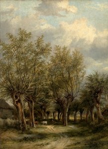 Un vicolo vicino a Norwich, Norfolk, c.1830 da James Stark