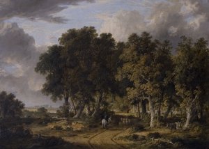 Una veduta nella New Forest, metà XIX secolo
