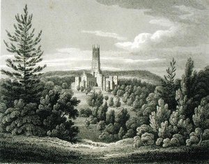 Abbazia di Fonthill dal faro da James Storer