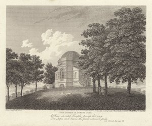 Robert Bloomfield, poeta: Il tempio nel parco di Euston