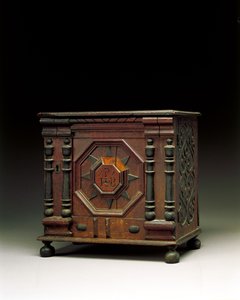 Il mobile intagliato e applicato di Joseph e Bathsheba Pope, Salem, Massachusetts, 1679 da James Symonds