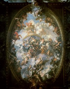 Soffitto della Sala Dipinta, 1707-14 da James Thornhill