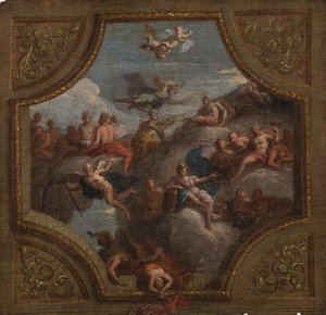 Schizzo per una decorazione del soffitto