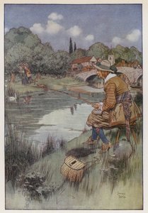 Illustrazione per The Compleat Angler di Izaak Walton da James Thorpe