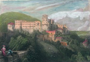 Heidelberg, c1834 da James Tibbitts Willmore